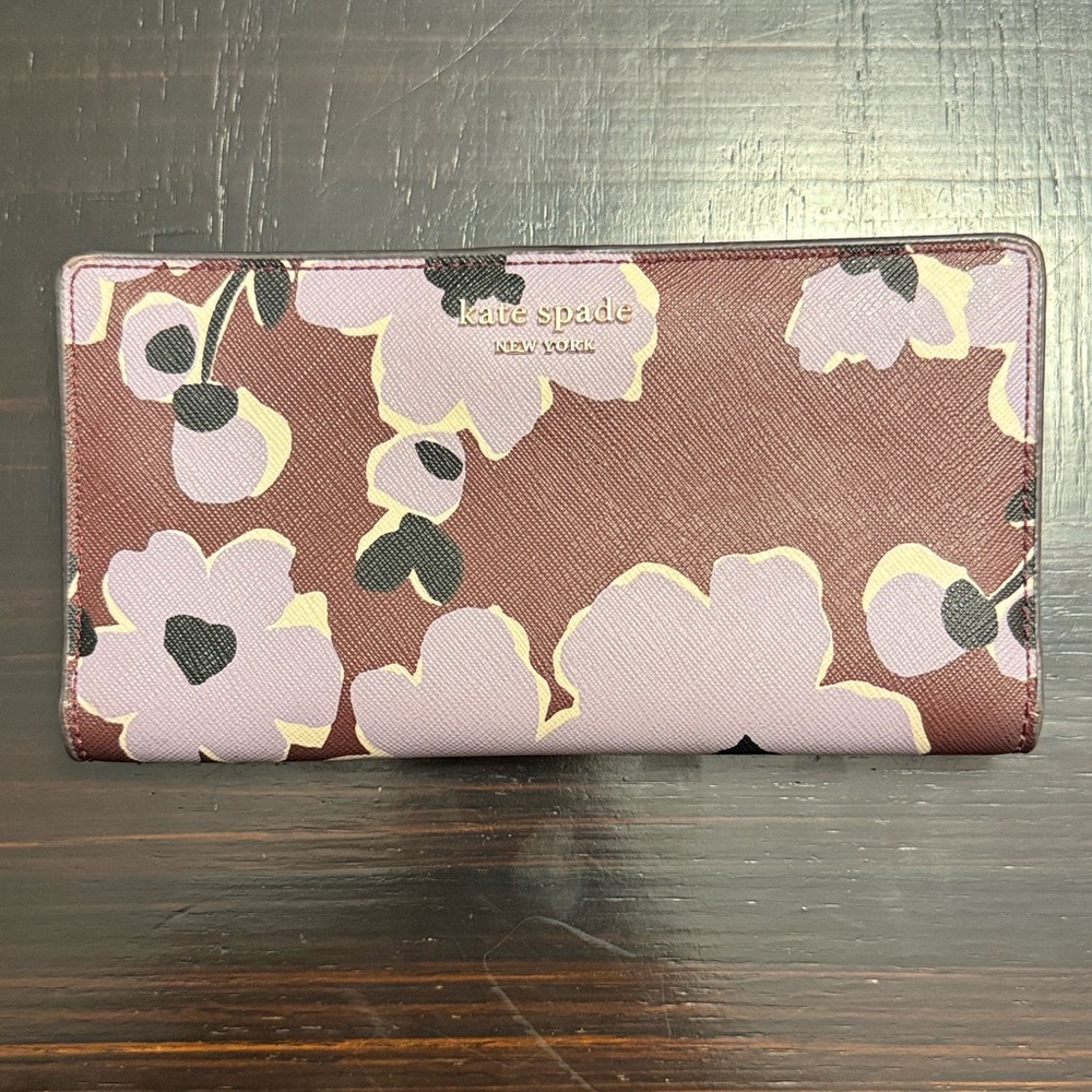 Kate Spade Cameron wildflower bouquet Wallet